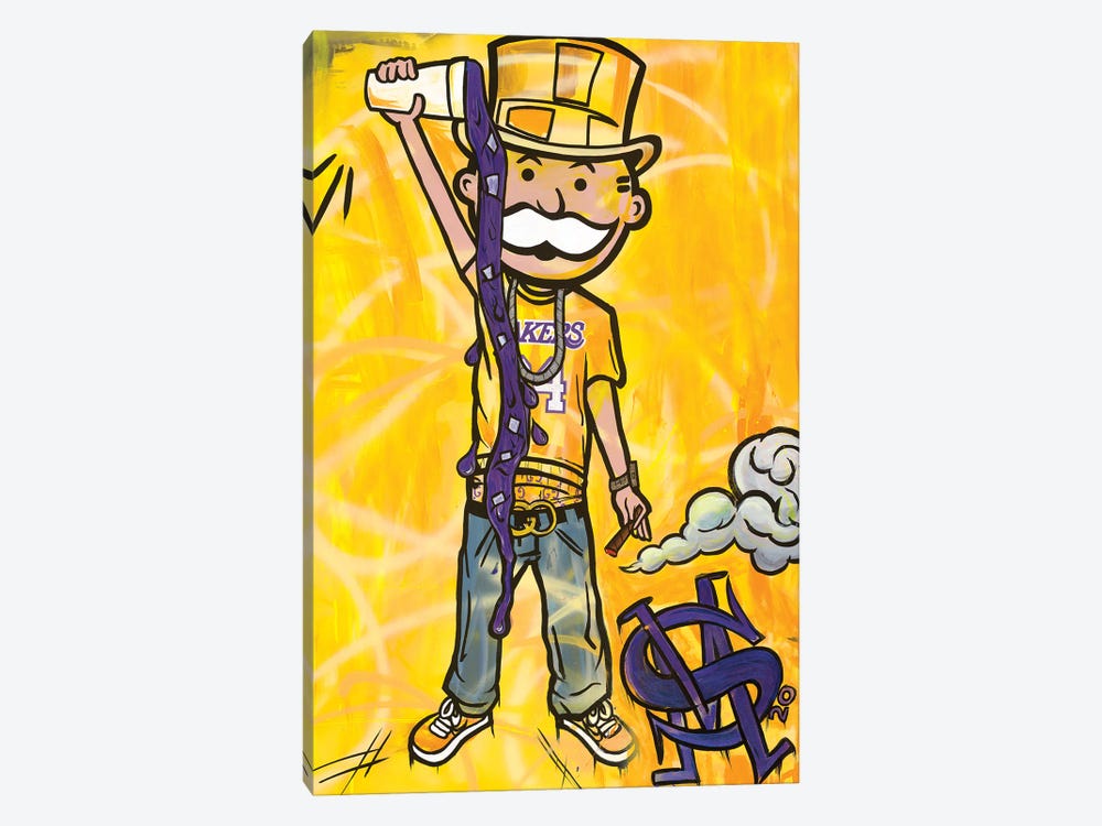 Perp And Yellow by Sinister Monopoly 1-piece Art Print