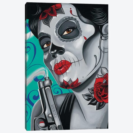 Day Of The Dead Canvas Print #MNP64} by Sinister Monopoly Canvas Art