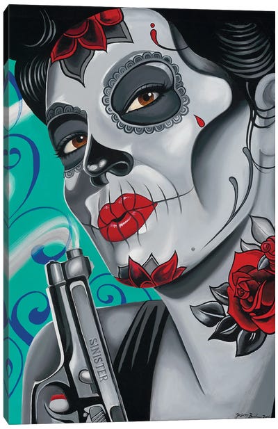 Day Of The Dead Canvas Art Print - Art with Attitude