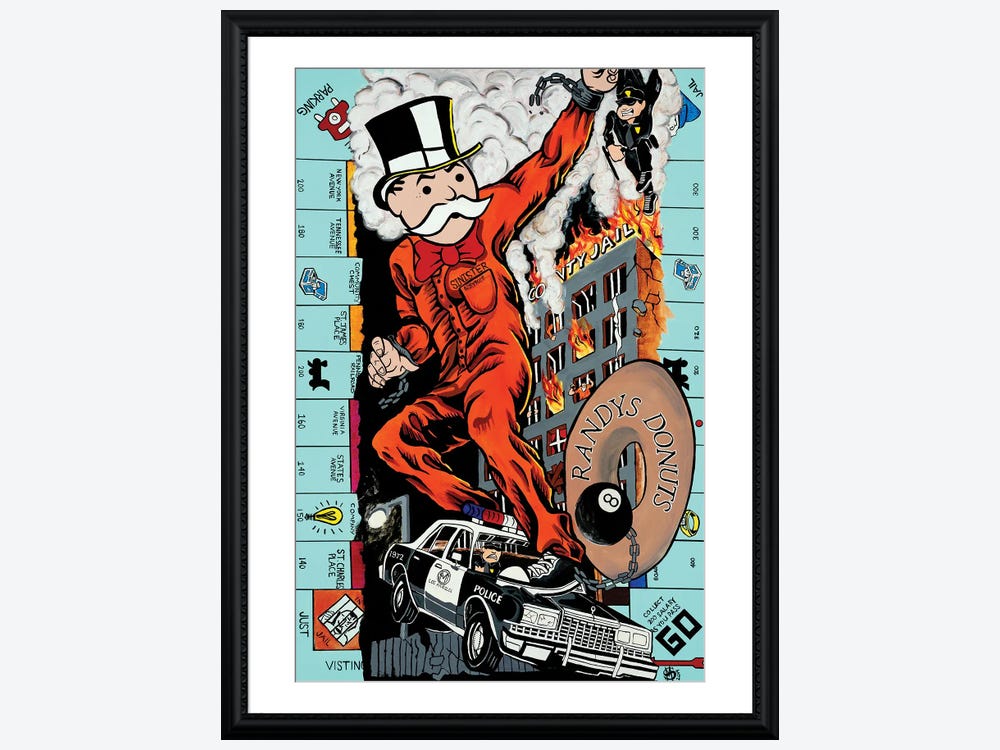 Sinister Monopoly - Canvas Prints & Wall Art