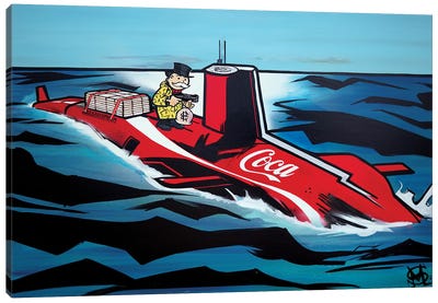 The Coca Canvas Art Print - Warship Art