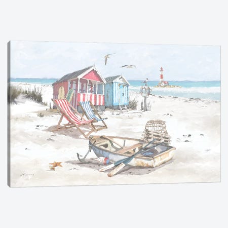Beach Canvas Print #MNS120} by The Macneil Studio Canvas Artwork