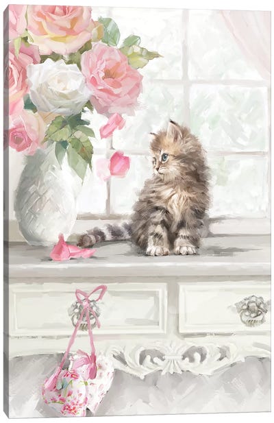 Kitten I Canvas Art Print - Kitten Art