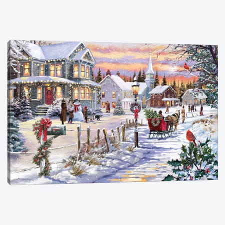 Bringing Home The Tree} by The Macneil Studio Canvas Art