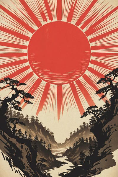 Andreas Magnusson: Rising Sun River Valley by Andreas Magnusson