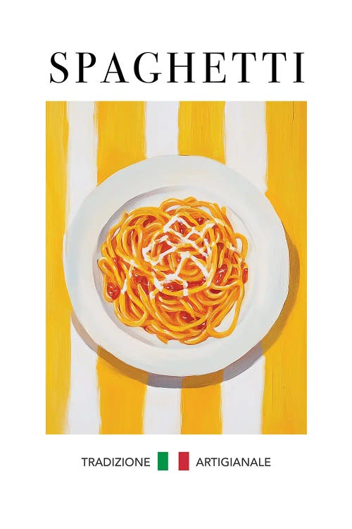 Spaghetti Pasta by Andreas Magnusson wall art