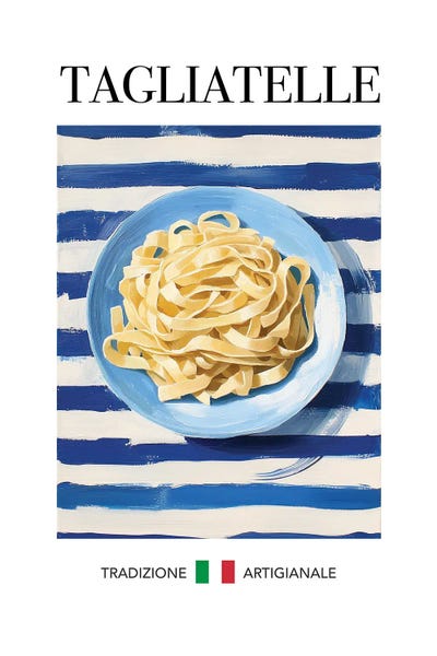 Food & Drink Posters: Tagliatelle by Andreas Magnusson