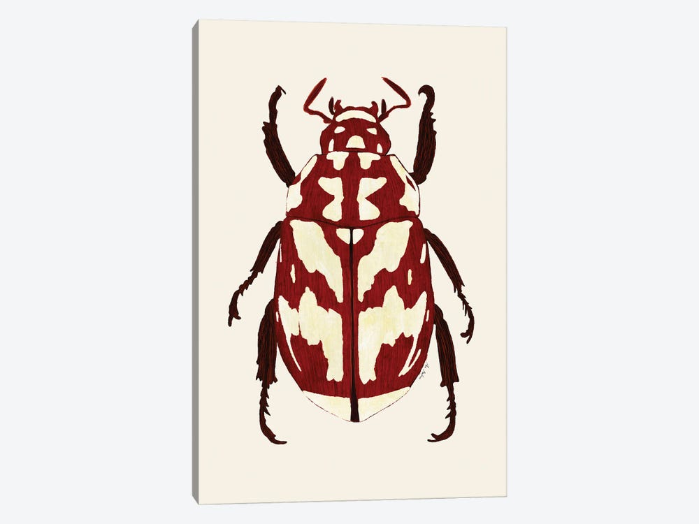 Red Beetle by Ana Martínez 1-piece Art Print