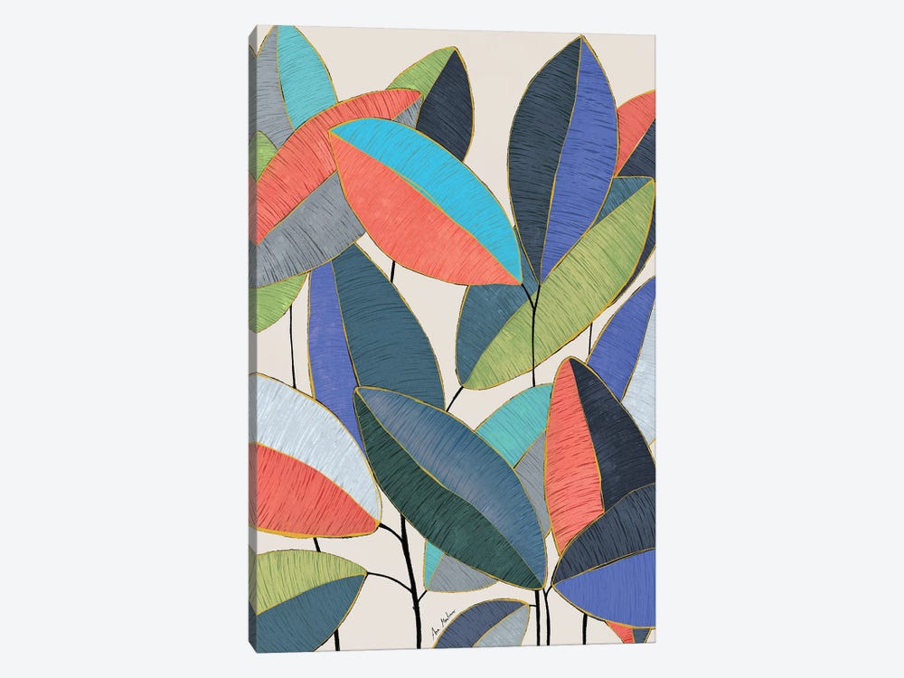 Ficus Leaves by Ana Martínez 1-piece Canvas Wall Art