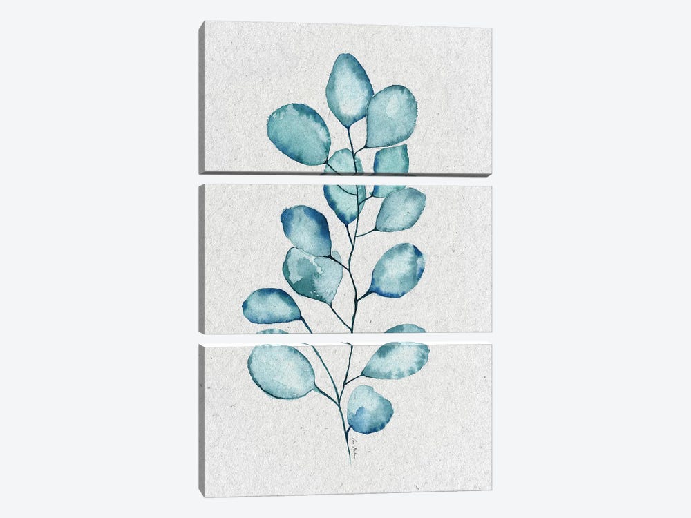 Eucalyptus Leaves by Ana Martínez 3-piece Canvas Art Print