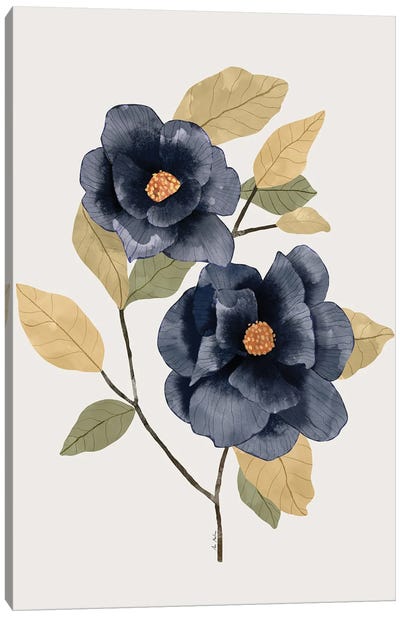 Blue Roses Canvas Art Print - Ana Martínez