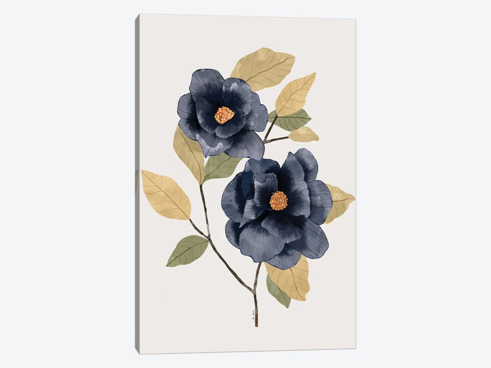 Blue Roses by Ana Martínez 1-piece Canvas Art Print