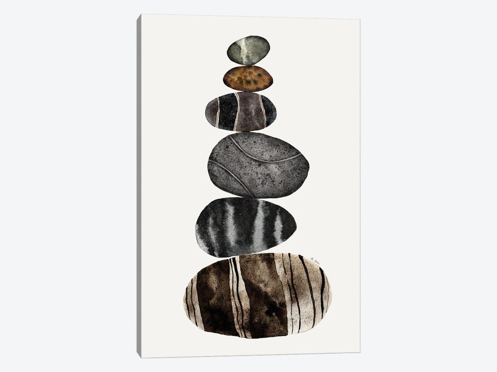 Stones In Balance by Ana Martínez 1-piece Canvas Print