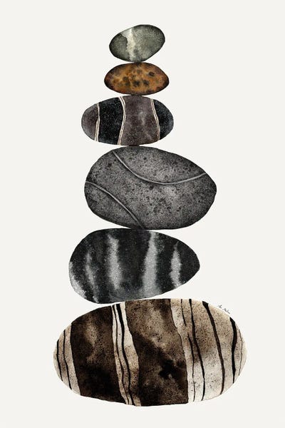 Natural Elements: Stones In Balance by Ana Martínez