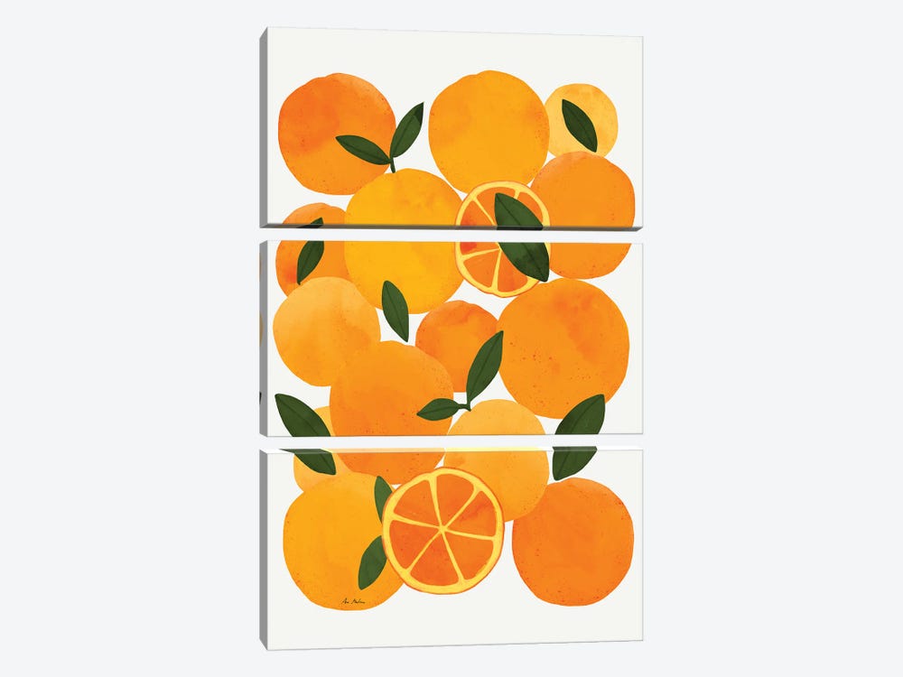 Oranges by Ana Martínez 3-piece Art Print