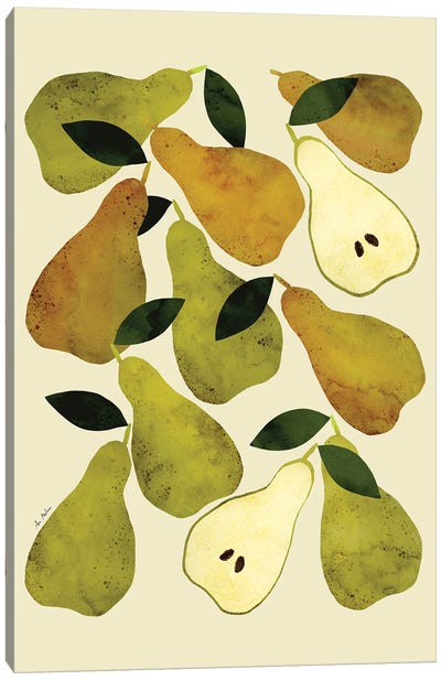 Pears Canvas Art Print - Ana Martínez