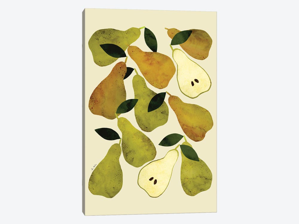 Pears by Ana Martínez 1-piece Canvas Art Print
