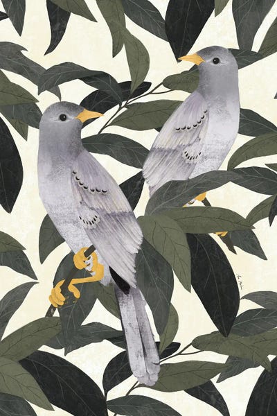 Birds In The Forest by Ana Martínez art print