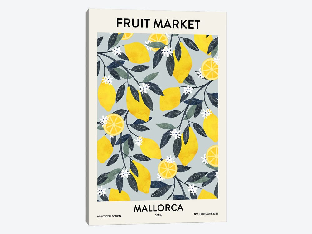 Fruit Market Mallorca by Ana Martínez 1-piece Canvas Wall Art