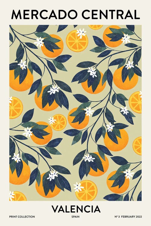 Fruit Market Valencia by Ana Martínez canvas print