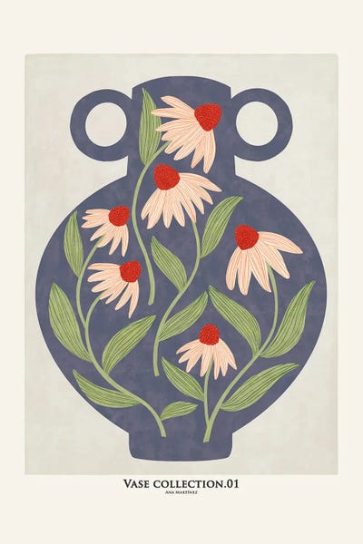Vase Collection I by Ana Martínez art print