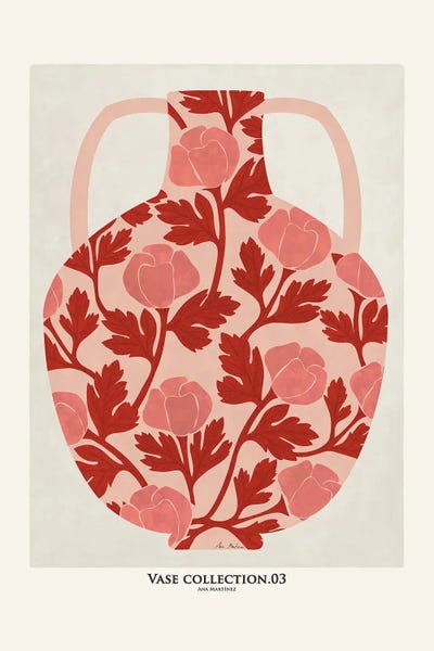 Vase Collection III by Ana Martínez art print