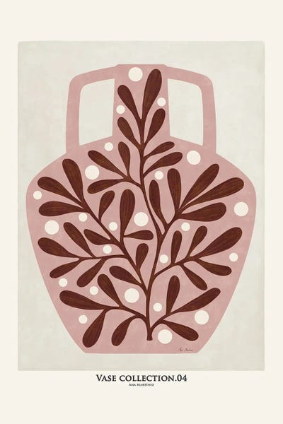 Vase Collection IV by Ana Martínez canvas print