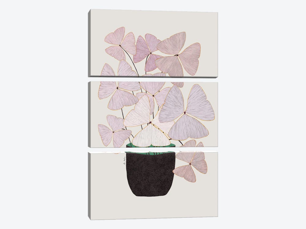 Clovers Plant by Ana Martínez 3-piece Canvas Wall Art