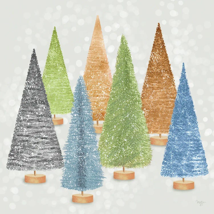 Snowy Skies by Mollie B. wall art