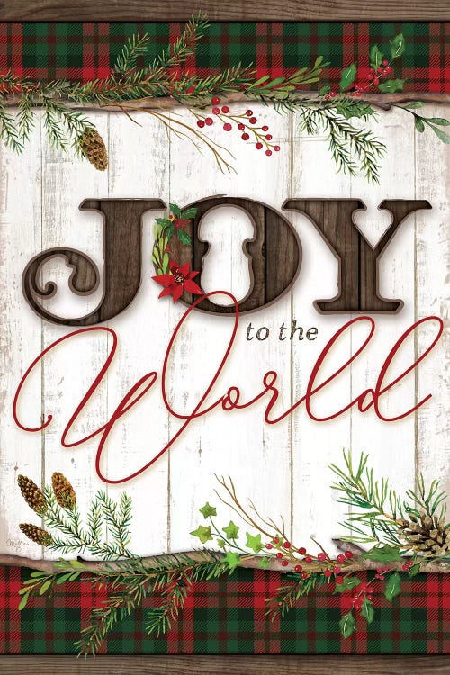 Joy to the World by Mollie B. wall art