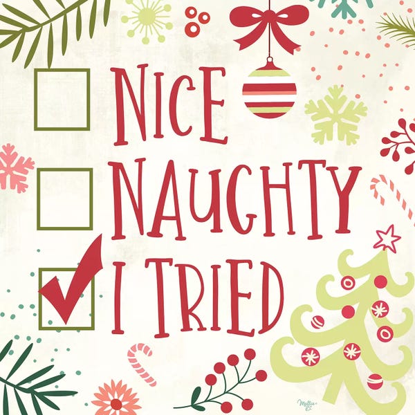 Naughty Or Nice: Nice, Naughty, I Tried by Mollie B.