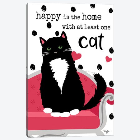 At Least One Cat Canvas Print #MOB2} by Mollie B. Canvas Print