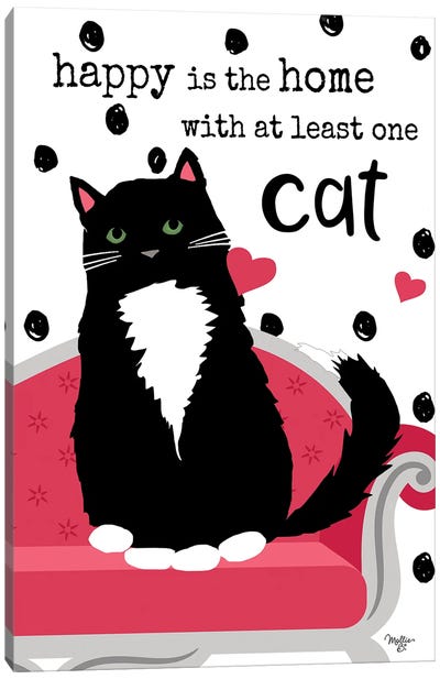At Least One Cat Canvas Art Print