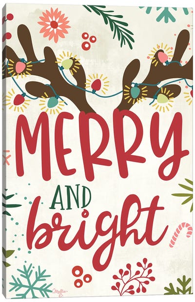 Merry And Bright Canvas Art Print