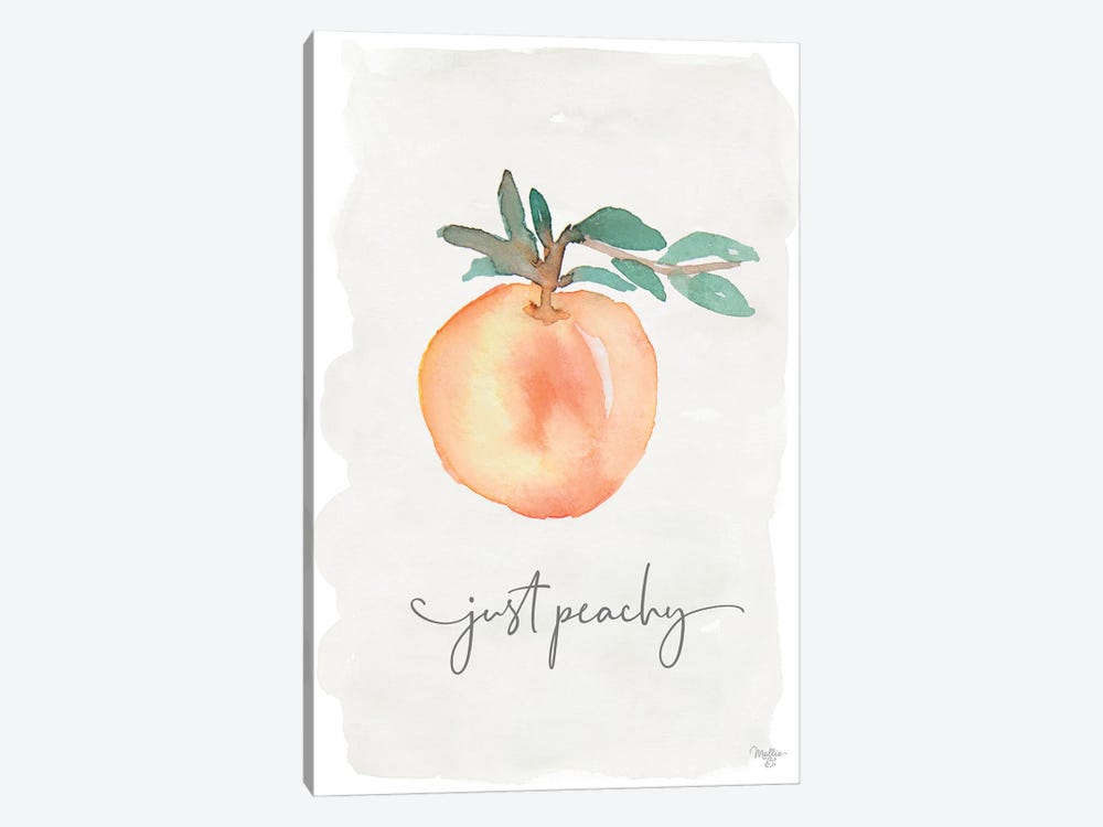 Just Peachy by Mollie B. 1-piece Art Print