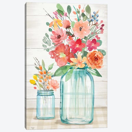 Blossom Beauties Canvas Print #MOB69} by Mollie B. Canvas Artwork