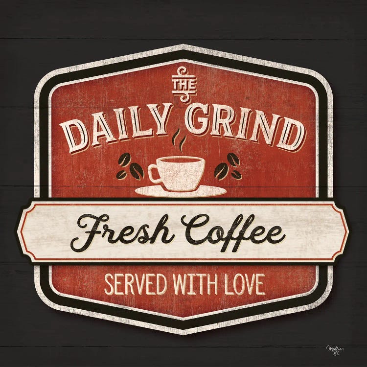The Daily Grind by Mollie B. canvas print