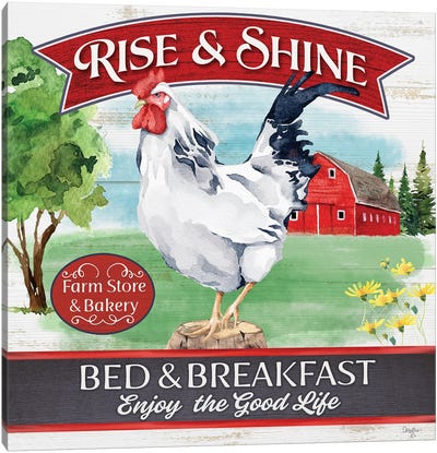 Bed & Breakfast Canvas Art Print