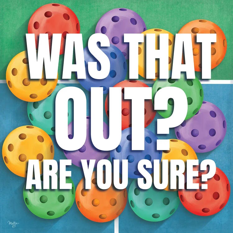 Was That Out? by Mollie B. wall art