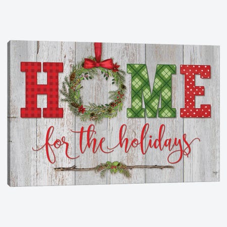 Home for the Holidays Canvas Print #MOB9} by Mollie B. Canvas Print