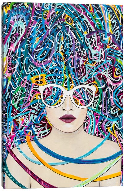 Spectacles Canvas Art Print - Psychedelic Dreamscapes