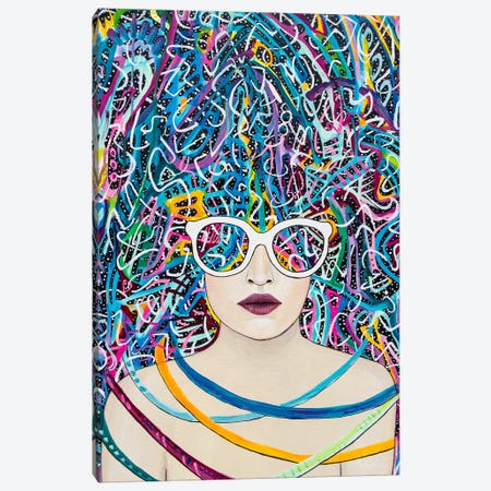Spectacles Canvas Print #MOC17} by Meghan Oona Clifford Canvas Art Print