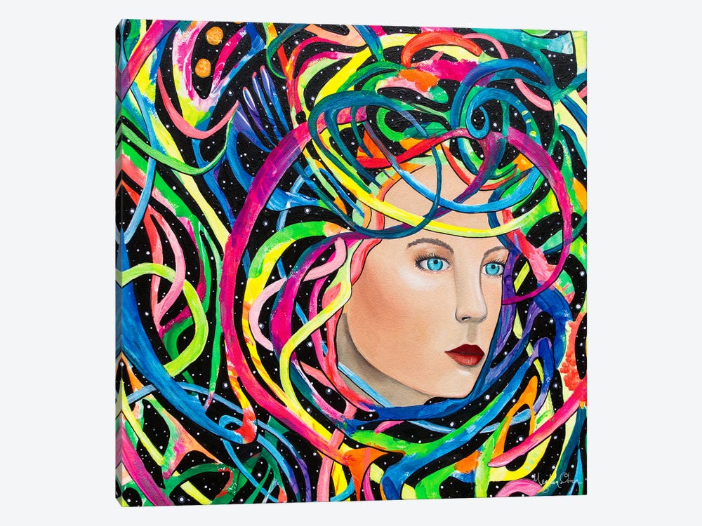 The Wormhole by Meghan Oona Clifford 1-piece Canvas Art Print