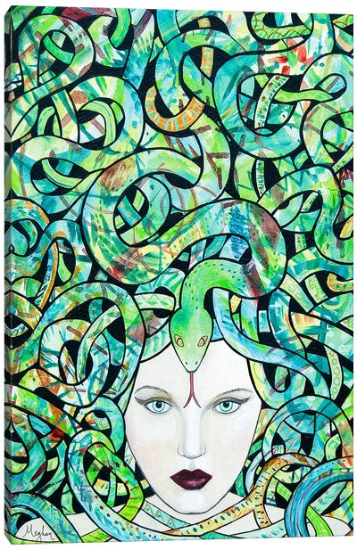 Kundalini Canvas Art Print - Snake Art