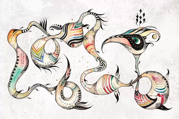 Serpentine by Modan canvas print