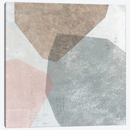 Pensive I Blush Gray Canvas Print #MOH57} by Moira Hershey Canvas Artwork