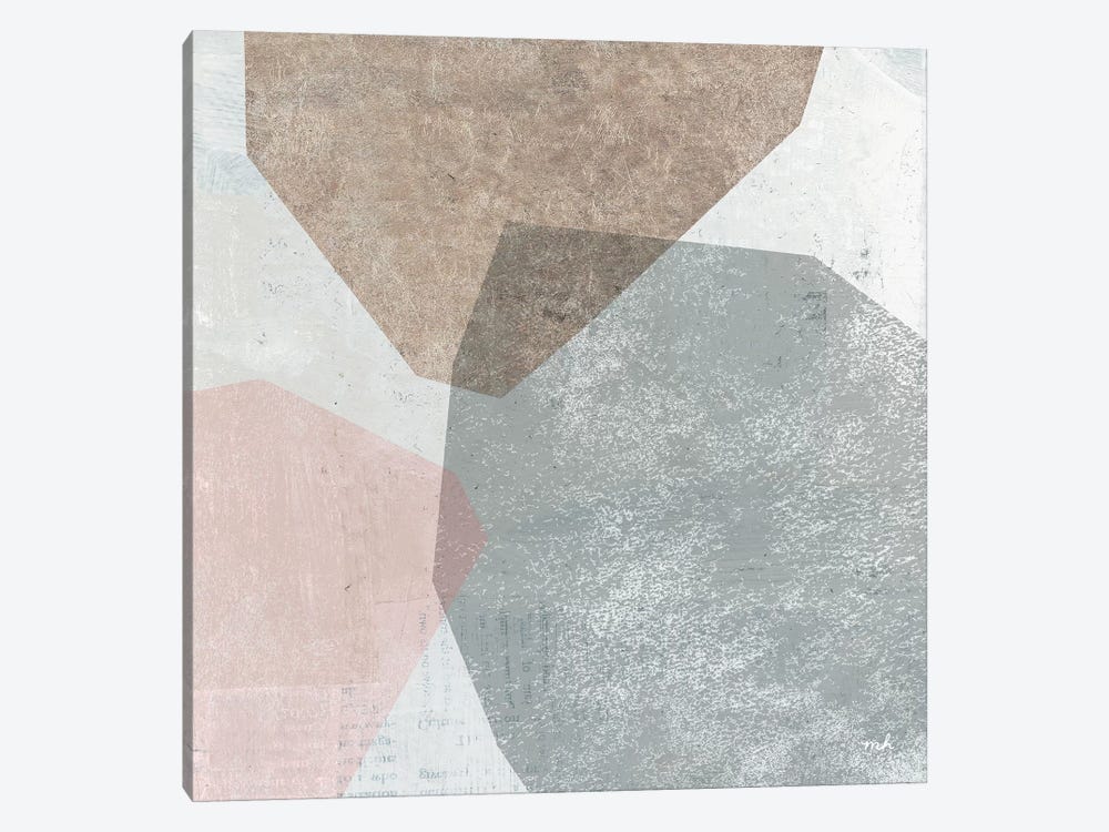 Pensive I Blush Gray by Moira Hershey 1-piece Canvas Art Print