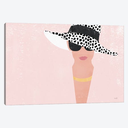 Fashion Forward Blush Canvas Print #MOH88} by Moira Hershey Canvas Wall Art