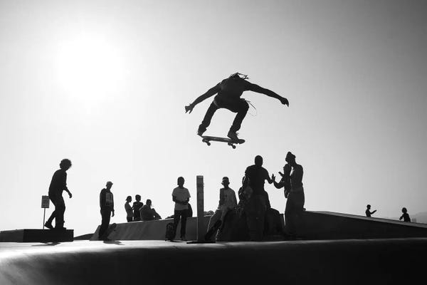 Kids Sports Art: California Silhouttes LV by Moises Levy