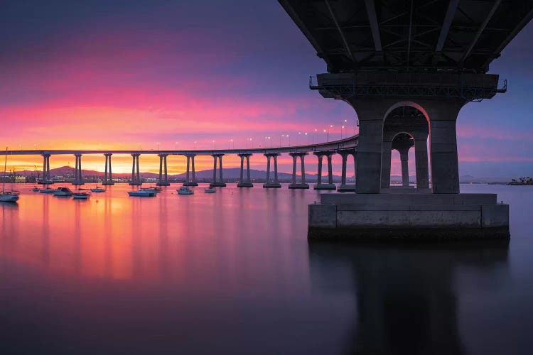 Coronado Bridge III by Moises Levy wall art